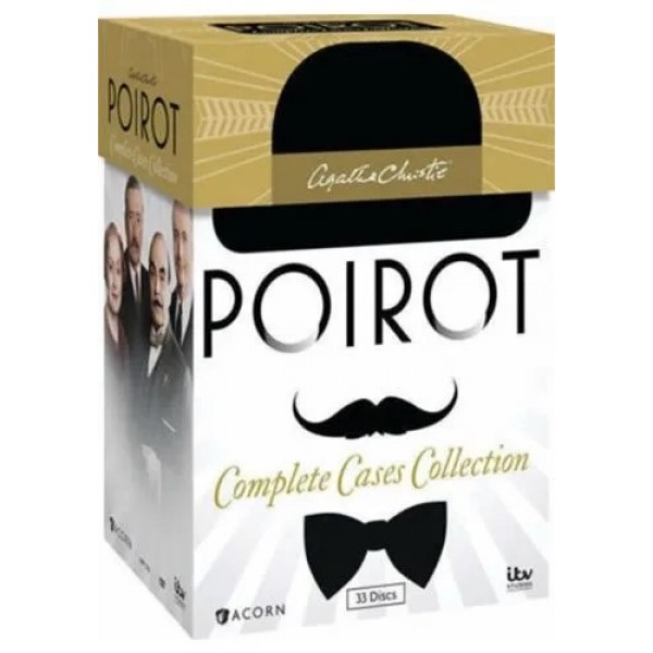 Agatha Christie’s Poirot: Complete Cases Collection on DVD
