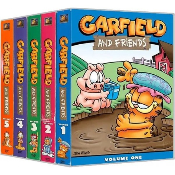 Garfield and Friends Seasons 1-5 Kids DVD