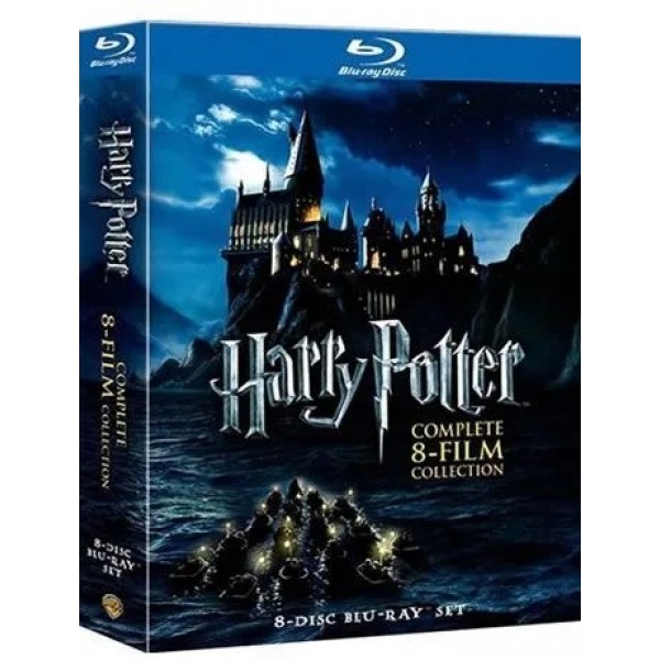 Harry Potter: Complete 8-Film Collection Blu-ray Region Free DVD