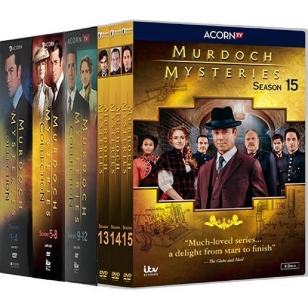 Murdoch Mysteries Complete Series 1-15 DVD