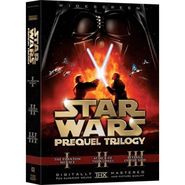 Star Wars Prequel Trilogy I II III DVD