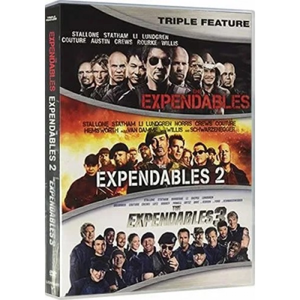 The Expendables 1-3 on DVD