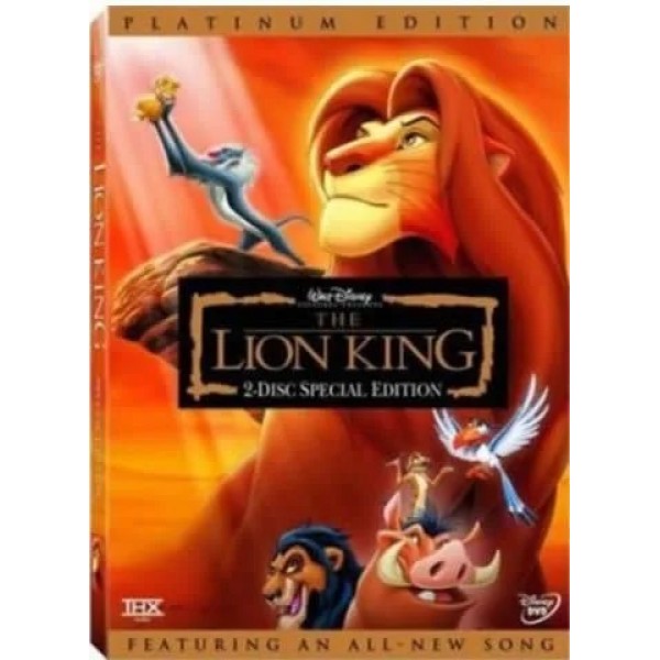 The Lion King Platinum Edition Kids DVD