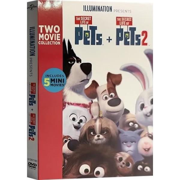 The Secret Life of Pets 2-Movie Collection DVD